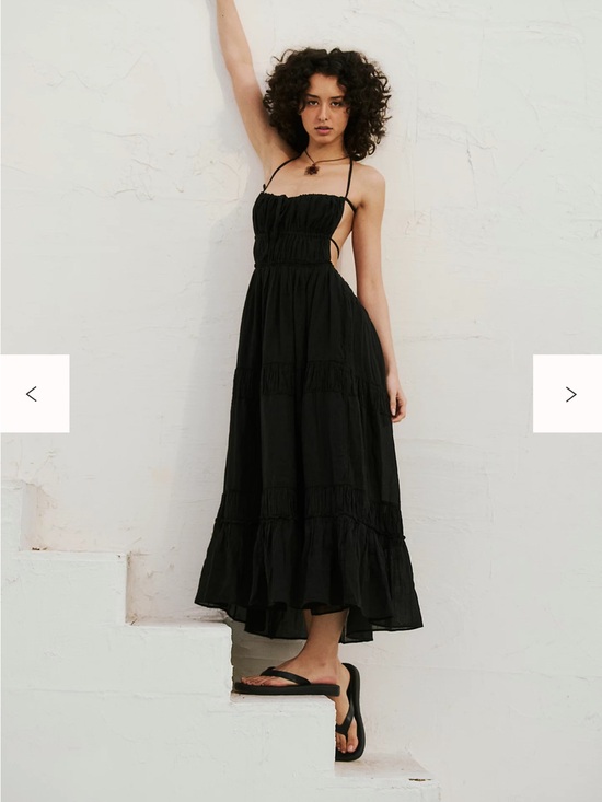 Free People Dresses & Skirts - Free People Taking Sides Maxi Dress Black